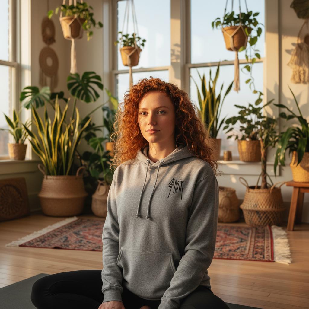 Premium Unisex Hoodie - embroidered logo black